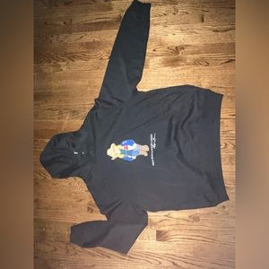 Large bear POLO hoodie